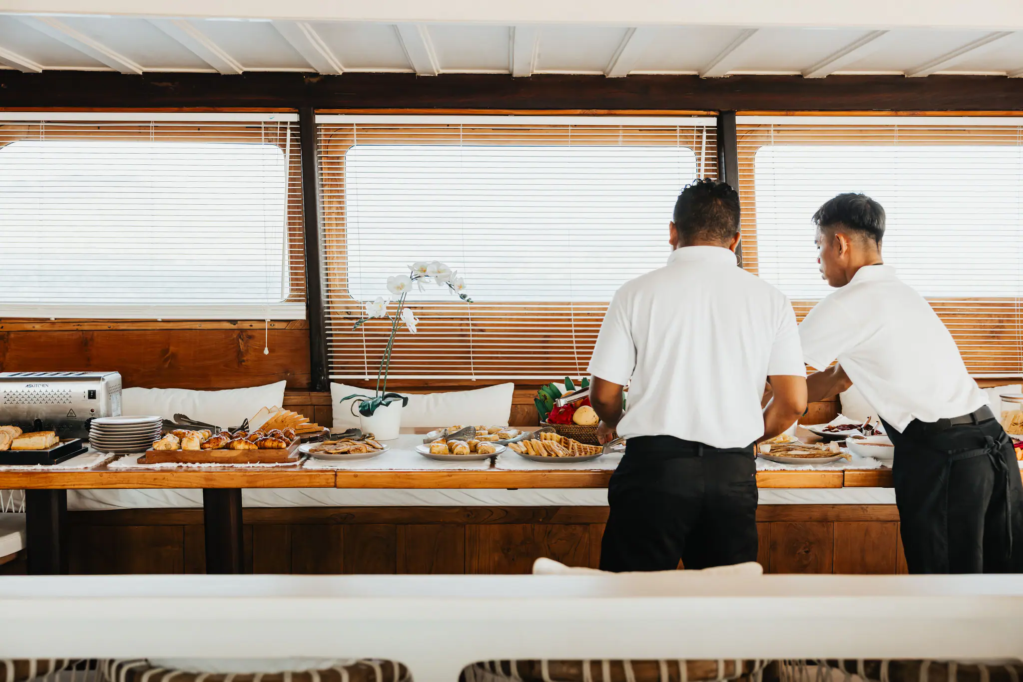 Attentive Crew of Aliikai Voyage | The Yacht Club Indonesia
