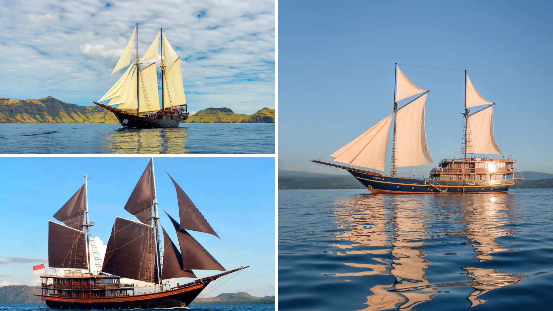 Amandira, Dunia Baru, Celestia | Tandem Yacht Charter 