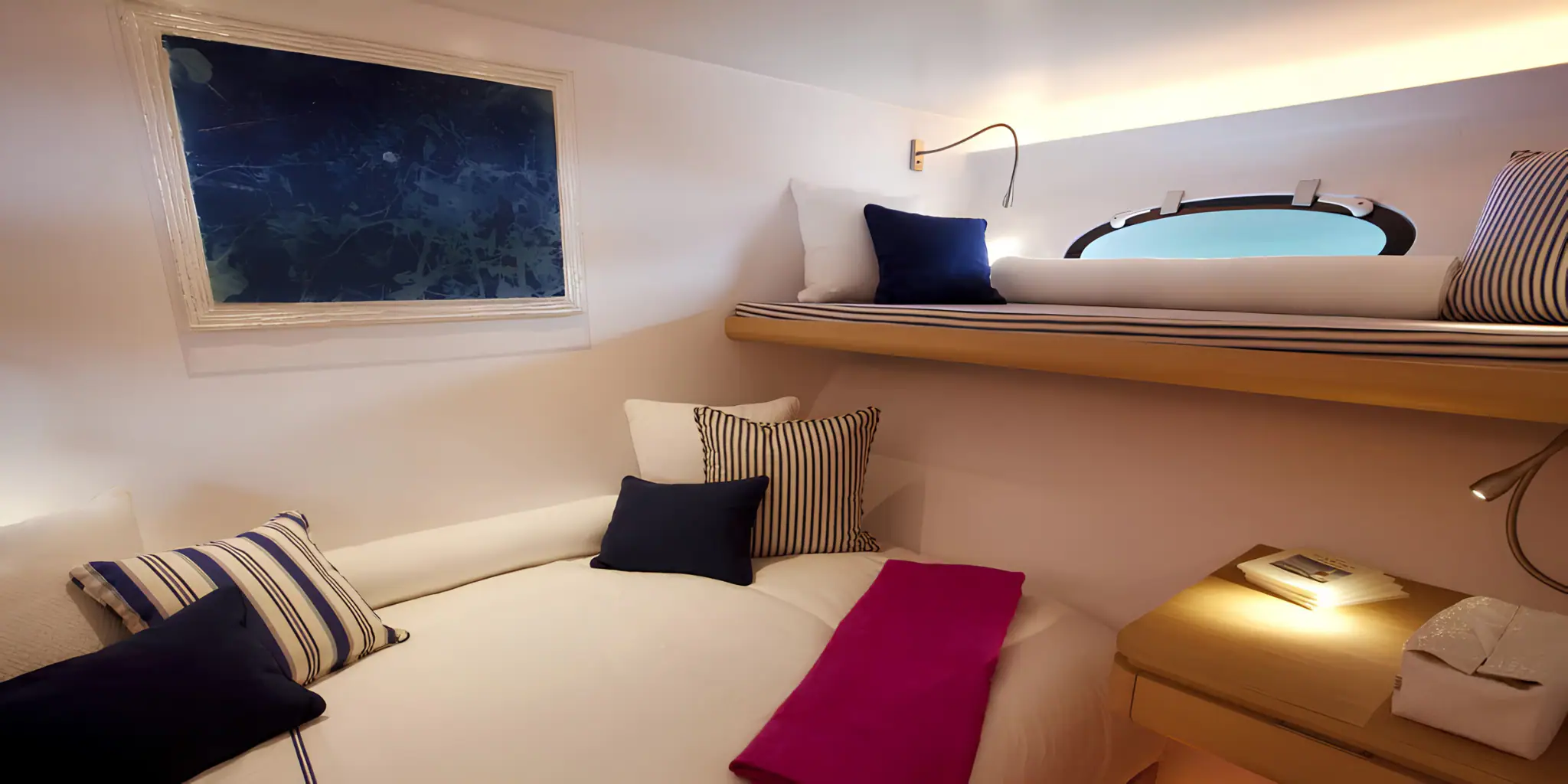 Adastra Trimaran Yacht Guest Cabin 2