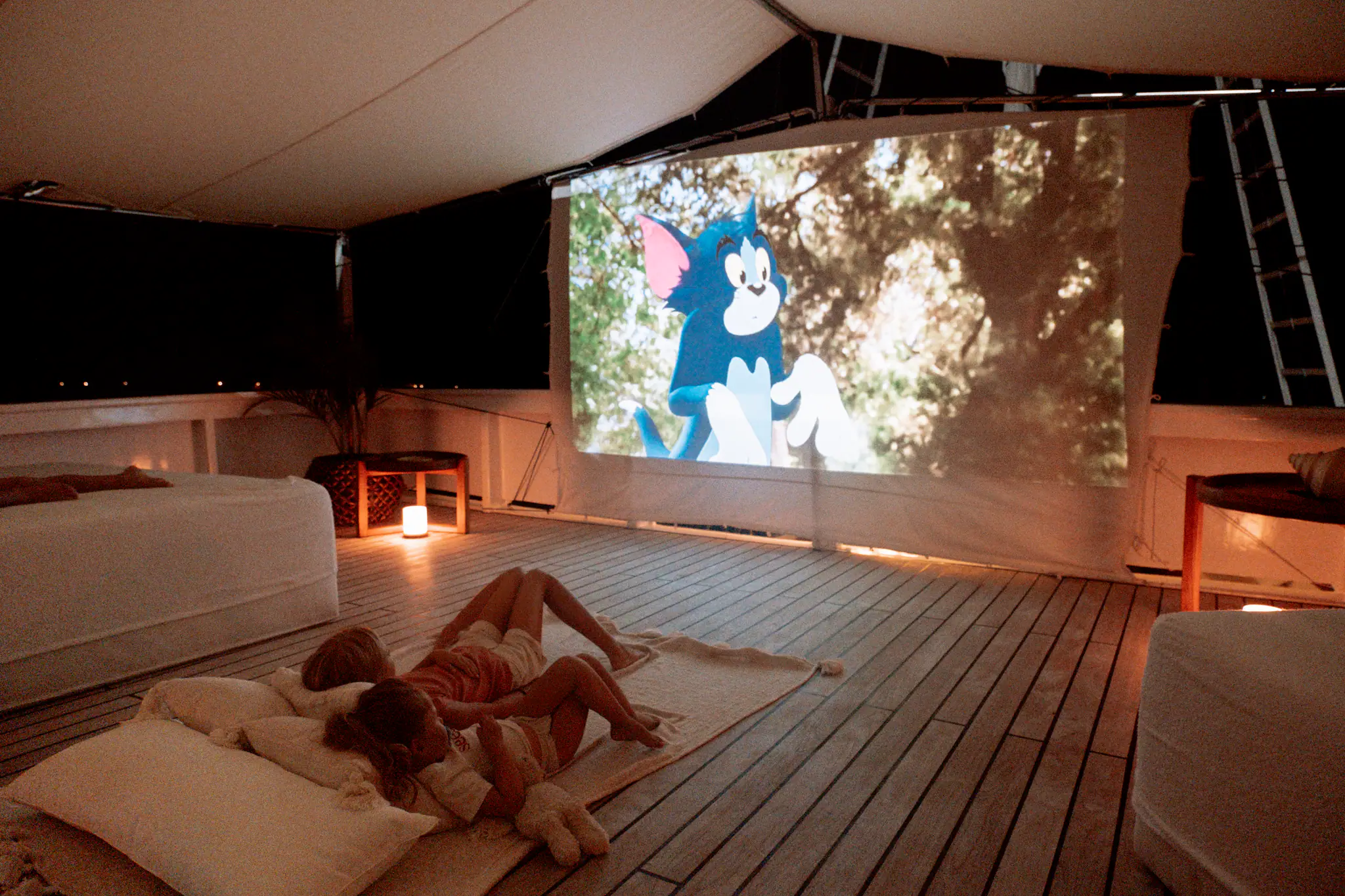 Cinema Onboard Aliikai Voyage | The Yacht Club Indonesia