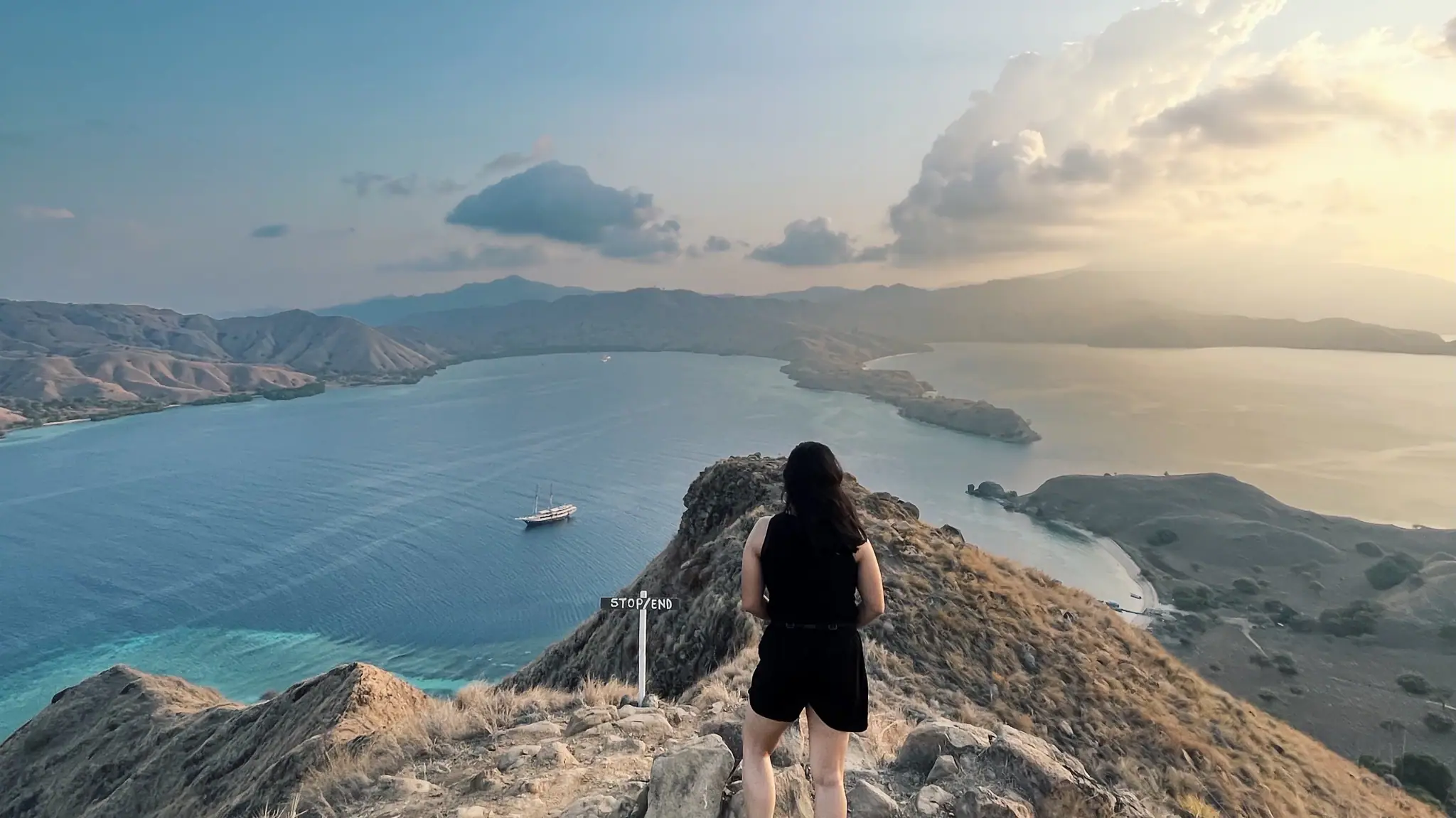 Sunset in Gili Lawa Darat Komodo Island | The Yacht Club Indonesia