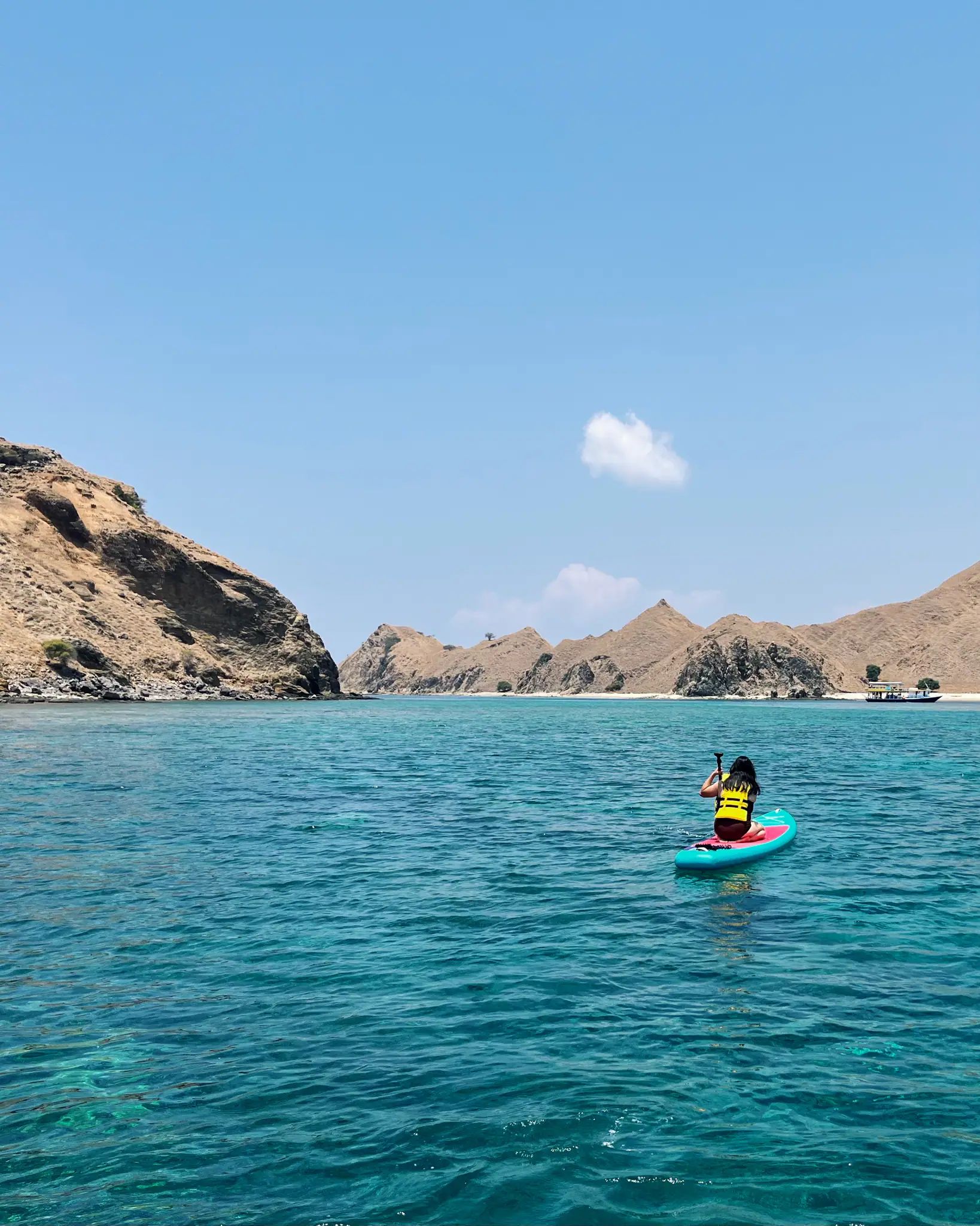 Paddleboarding in Komodo Island with Alila Purnama | The Yacht Club Indonesia