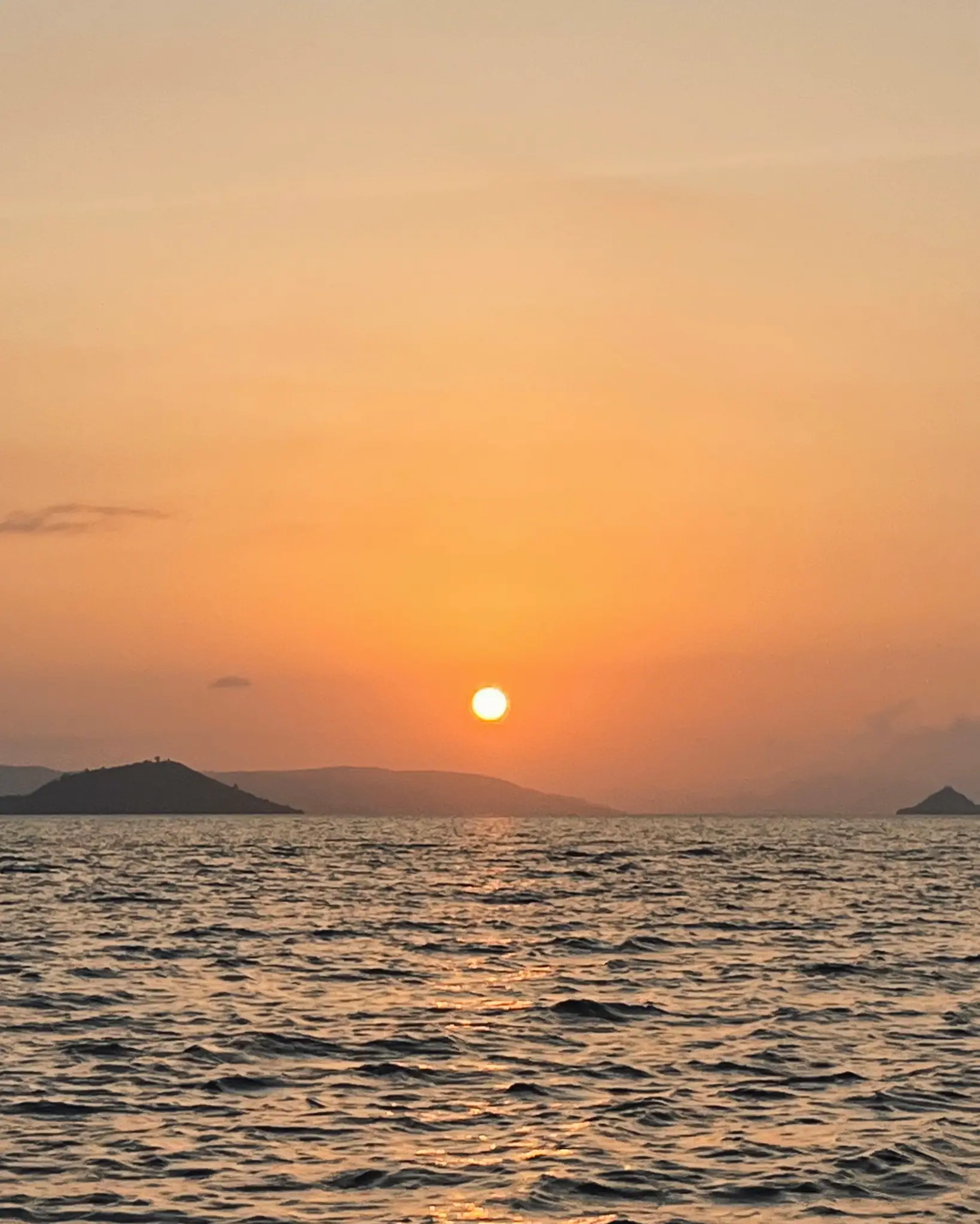 Sunset in Komodo Island | The Yacht Club Indonesia
