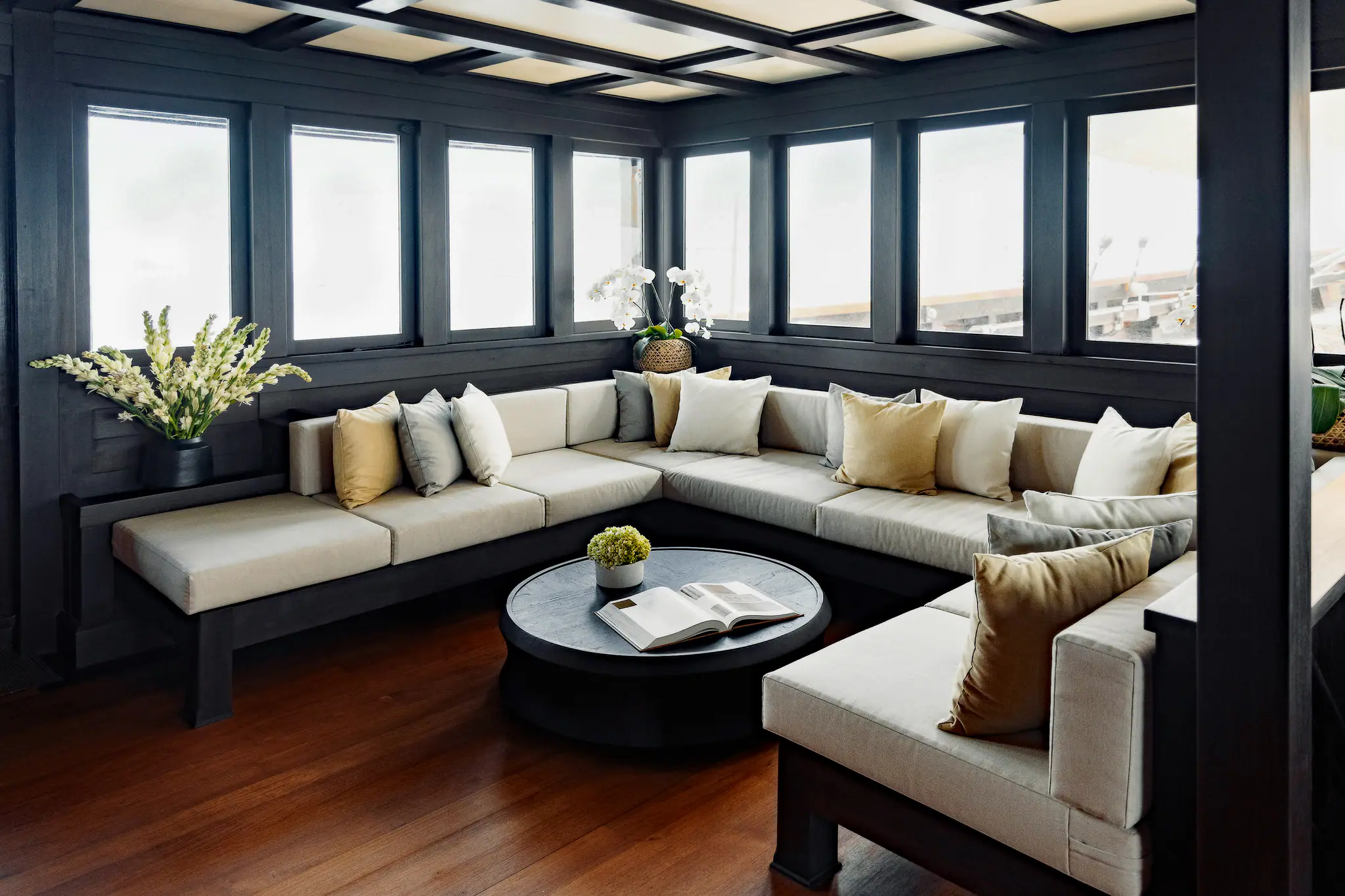 Dunia Baru Elegant Sailing Yacht | Indoor Main Deck
