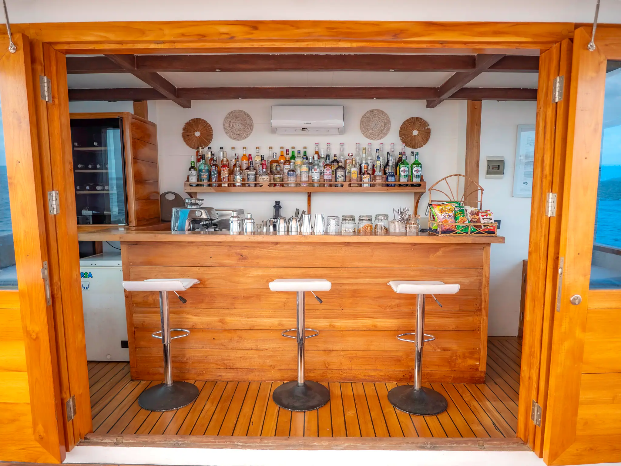 Fenides Adventure Yacht | Onboard Cocktail Bar