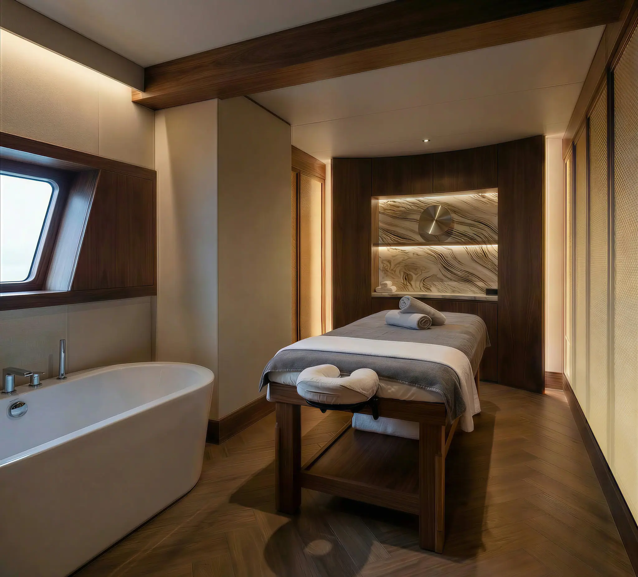 Kailana Premier Exploration Yacht | Onboard Spa and Wellness Room