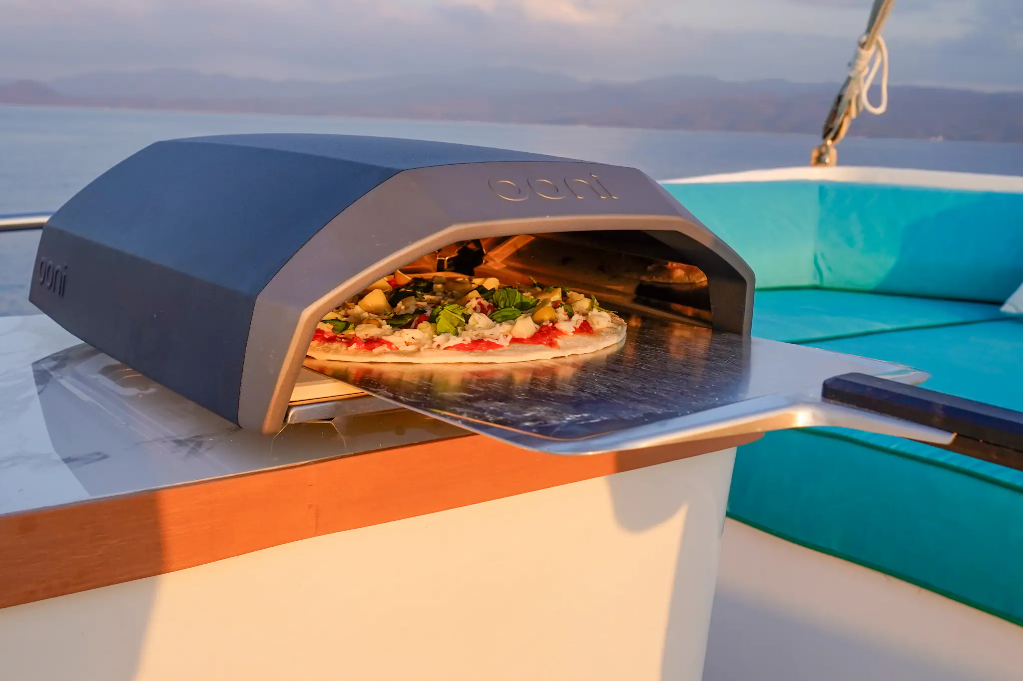 Kayra Phinisi Activity Yacht | Outdoor Pizza Oven Experience