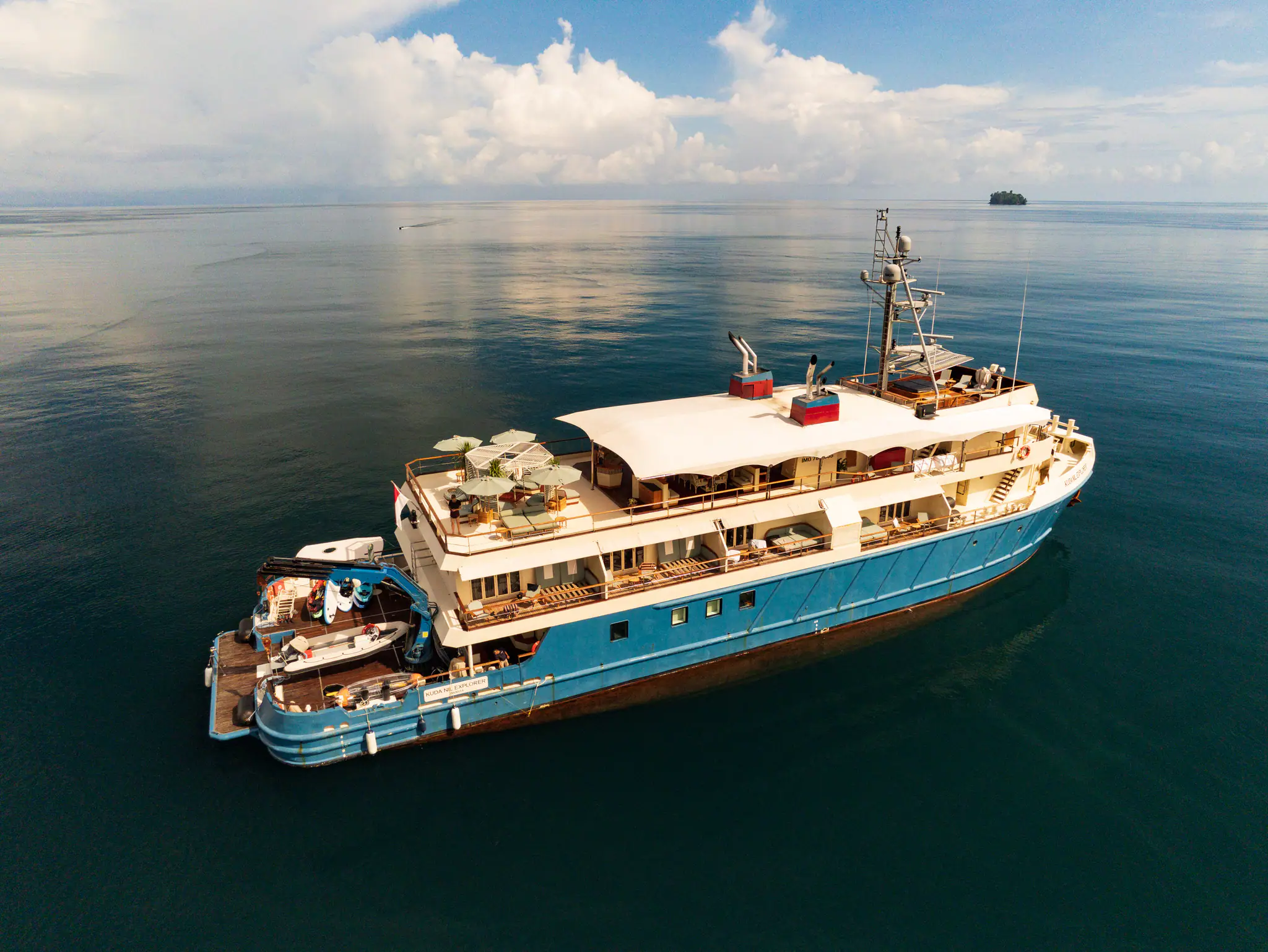 Kudanil Explorer Aerial View | The Yacht Club Indonesia