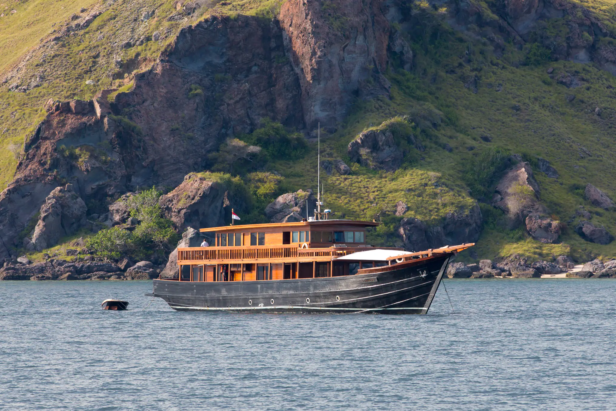 Mahodaya Classic Sailing Yacht | Anchored in Raja Ampat