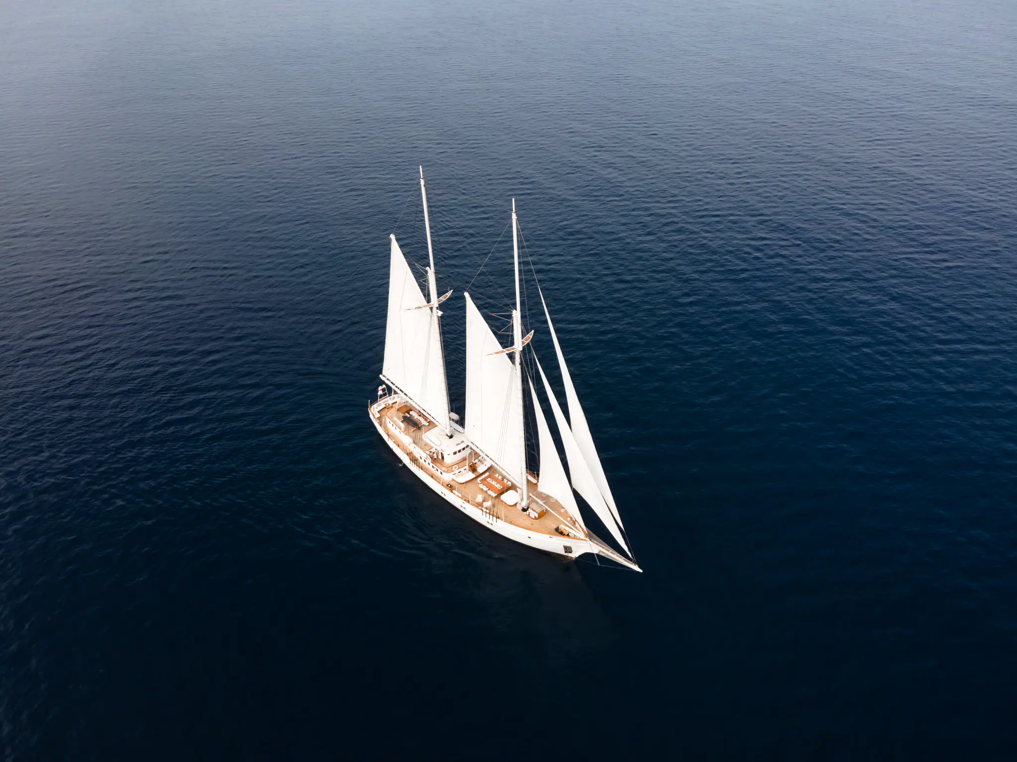 Mutiara Laut Luxury Yacht | Mutiara Laut sailing through calm waters
