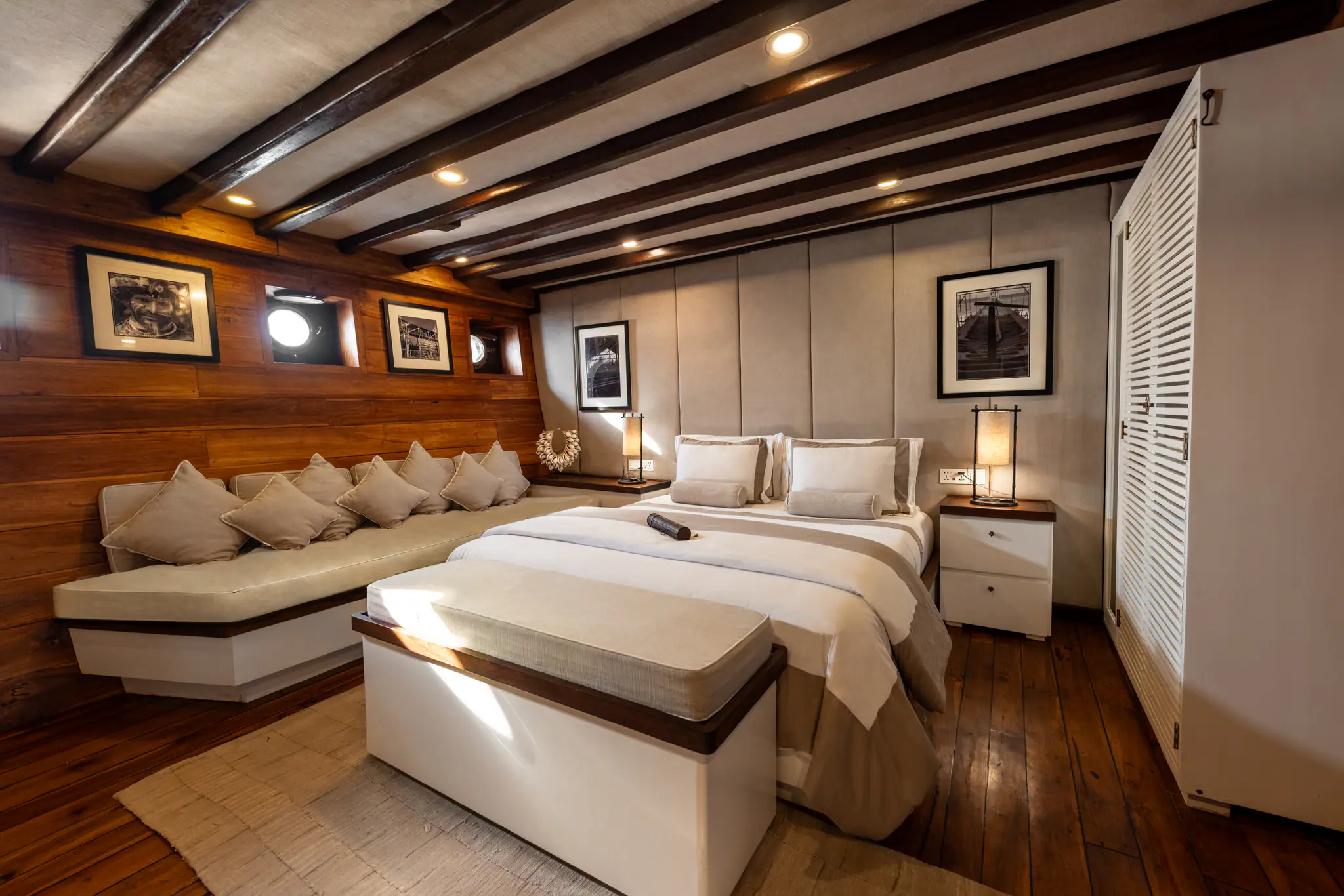 Prana Luxury Sailing Yacht | Refined Staterooms onboard Prana