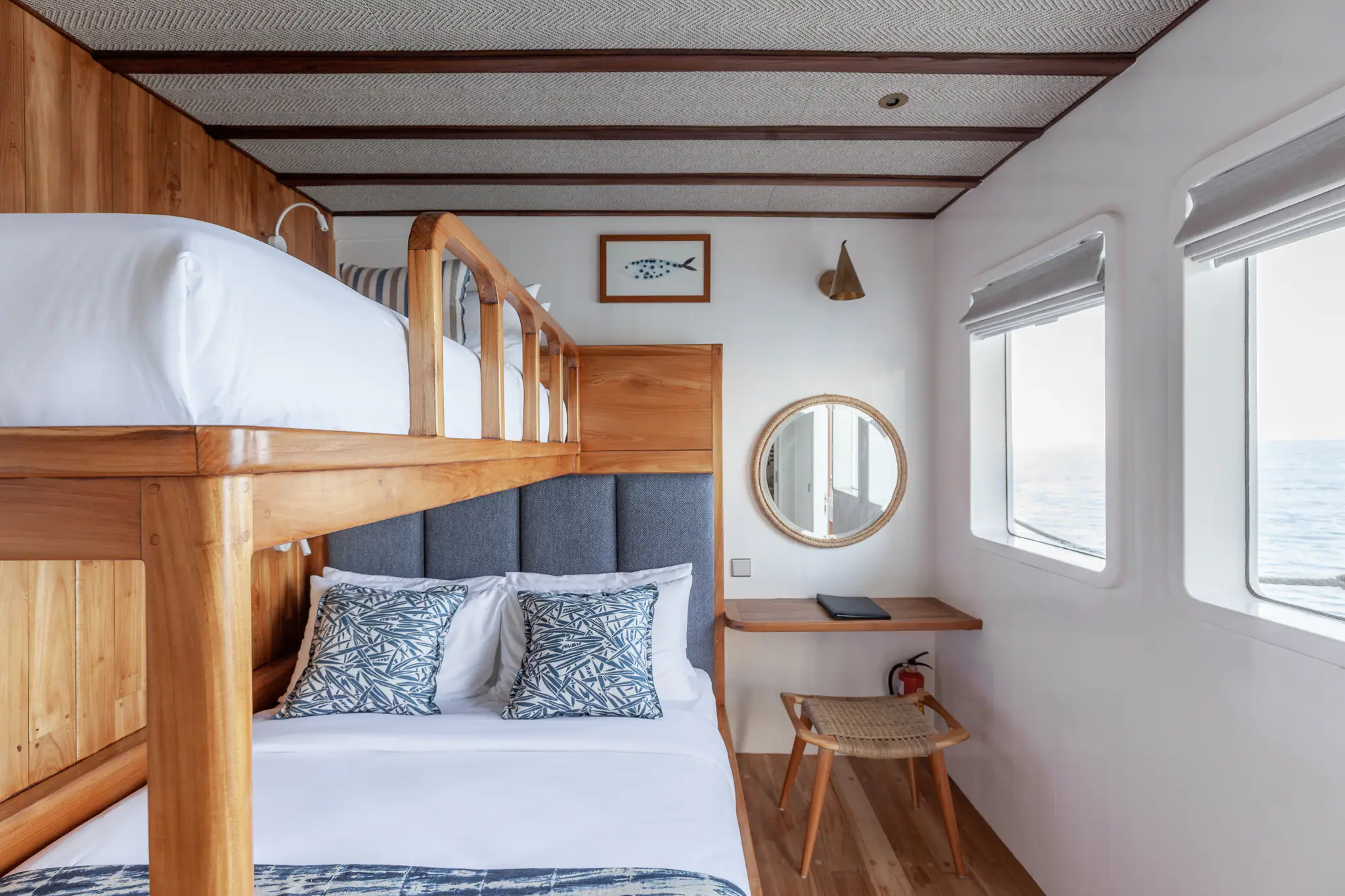 Rebel Adventure Yacht | Elegant indoor cabin with refined interior