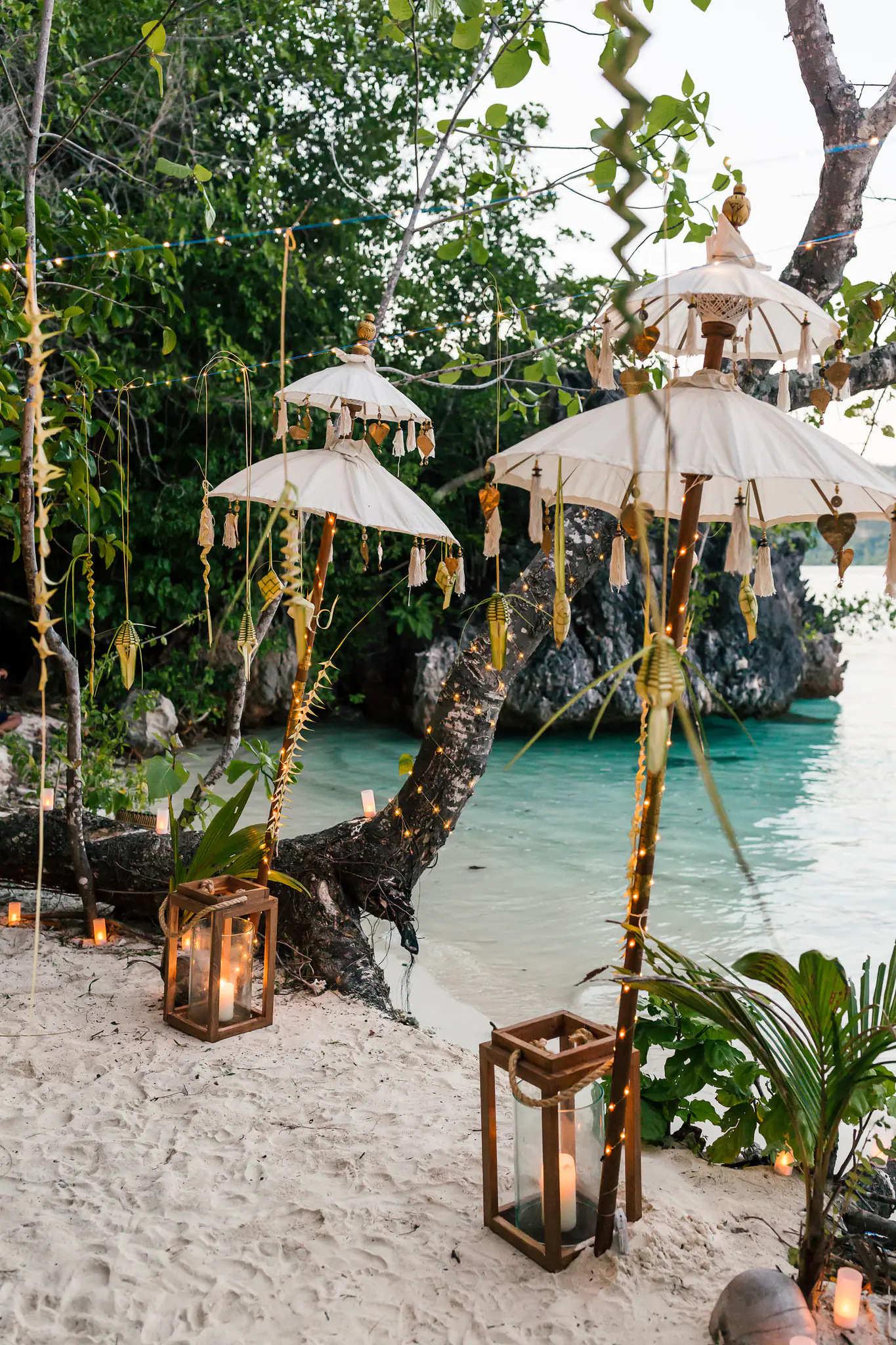 Rebel Adventure Yacht | Tropical beach swing beside turquoise waters
