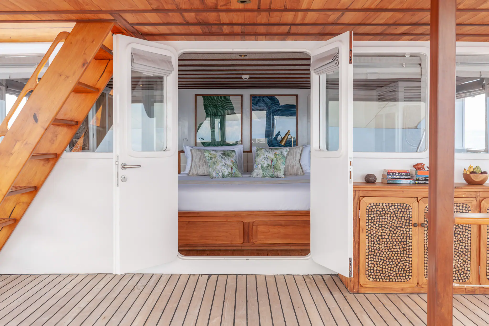Rebel Adventure Yacht | Bright ocean view master cabin
