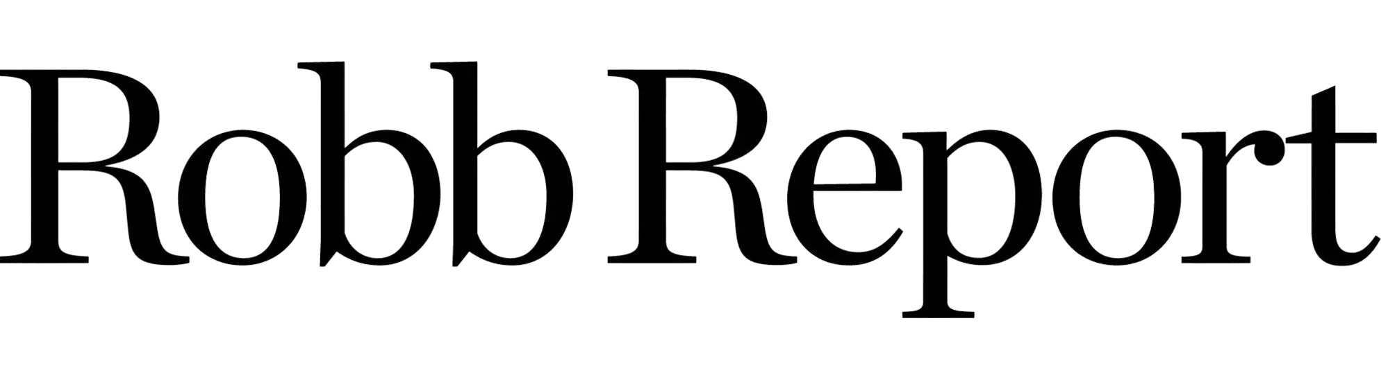 Robb Report Logo Black