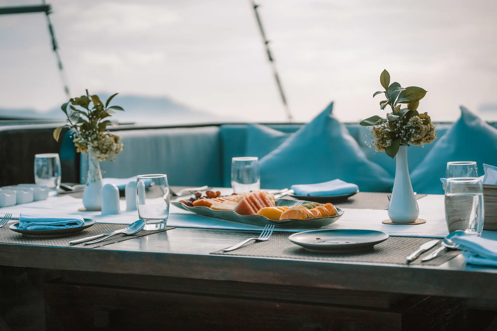 Samsara Samudra Heritage Sailing Yacht | Alfresco Dining Experience