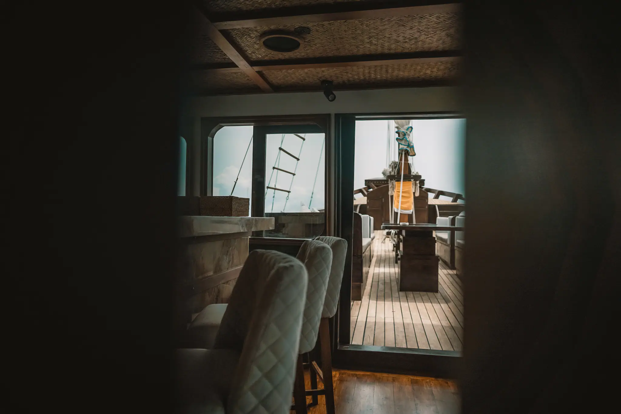 Samsara Samudra Heritage Sailing Yacht | Main Deck Entrance View