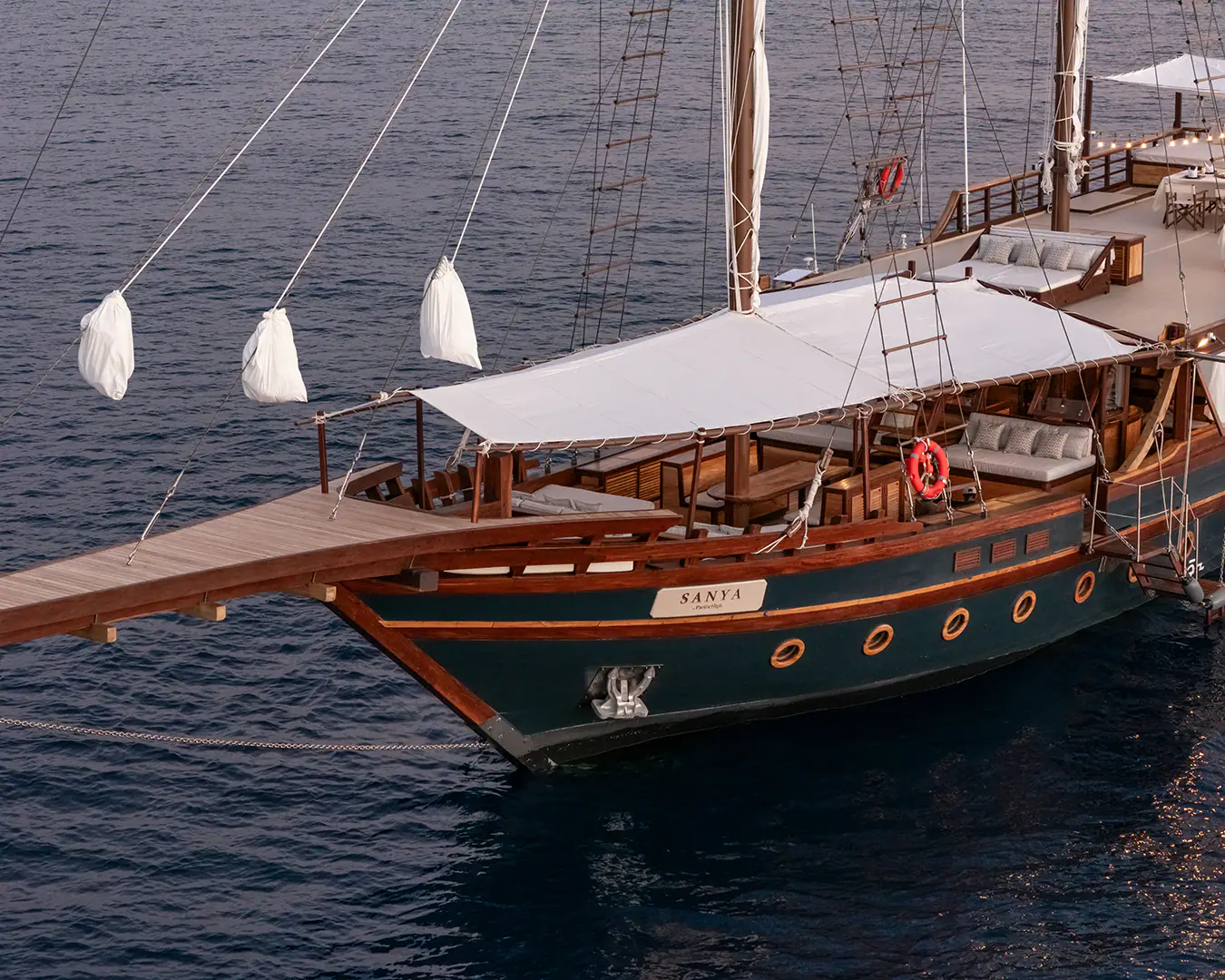 Sanya Sailing Yacht | Bow View at Sea