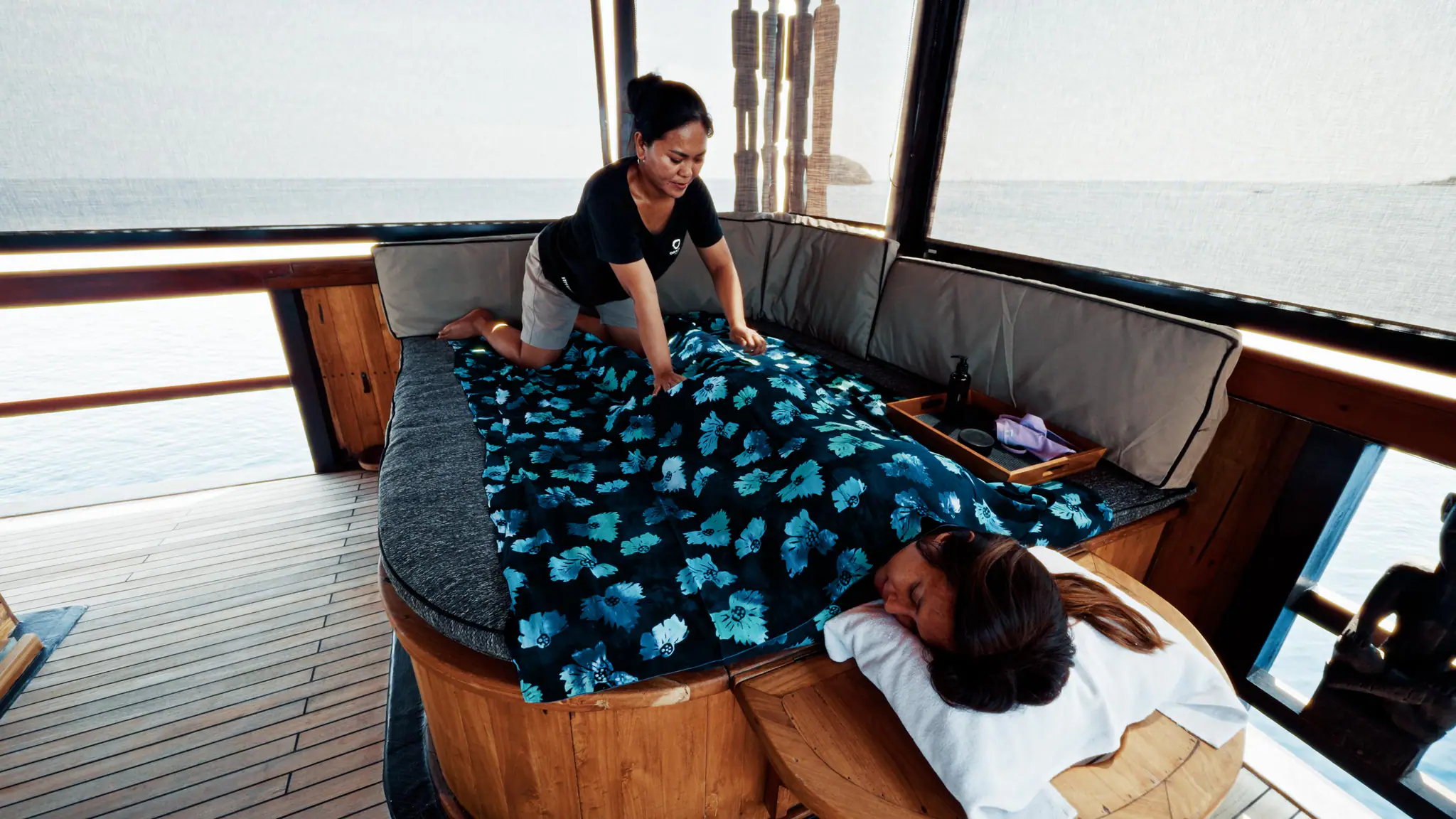 Massage Onboard The Oracle | The Yacht Club Indonesia