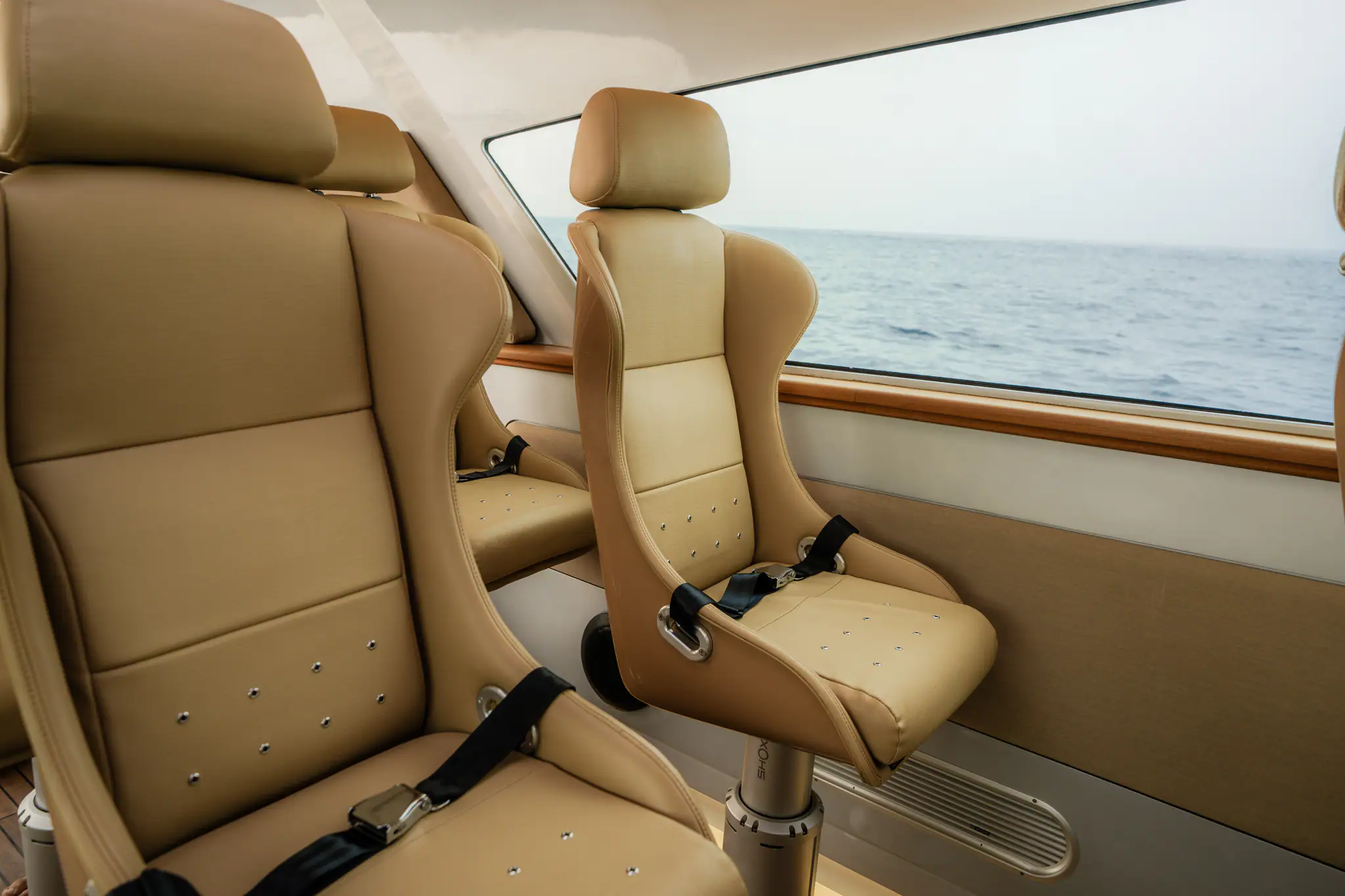 Vedanta Luxury Speedboat | Zoom in Seating Area 