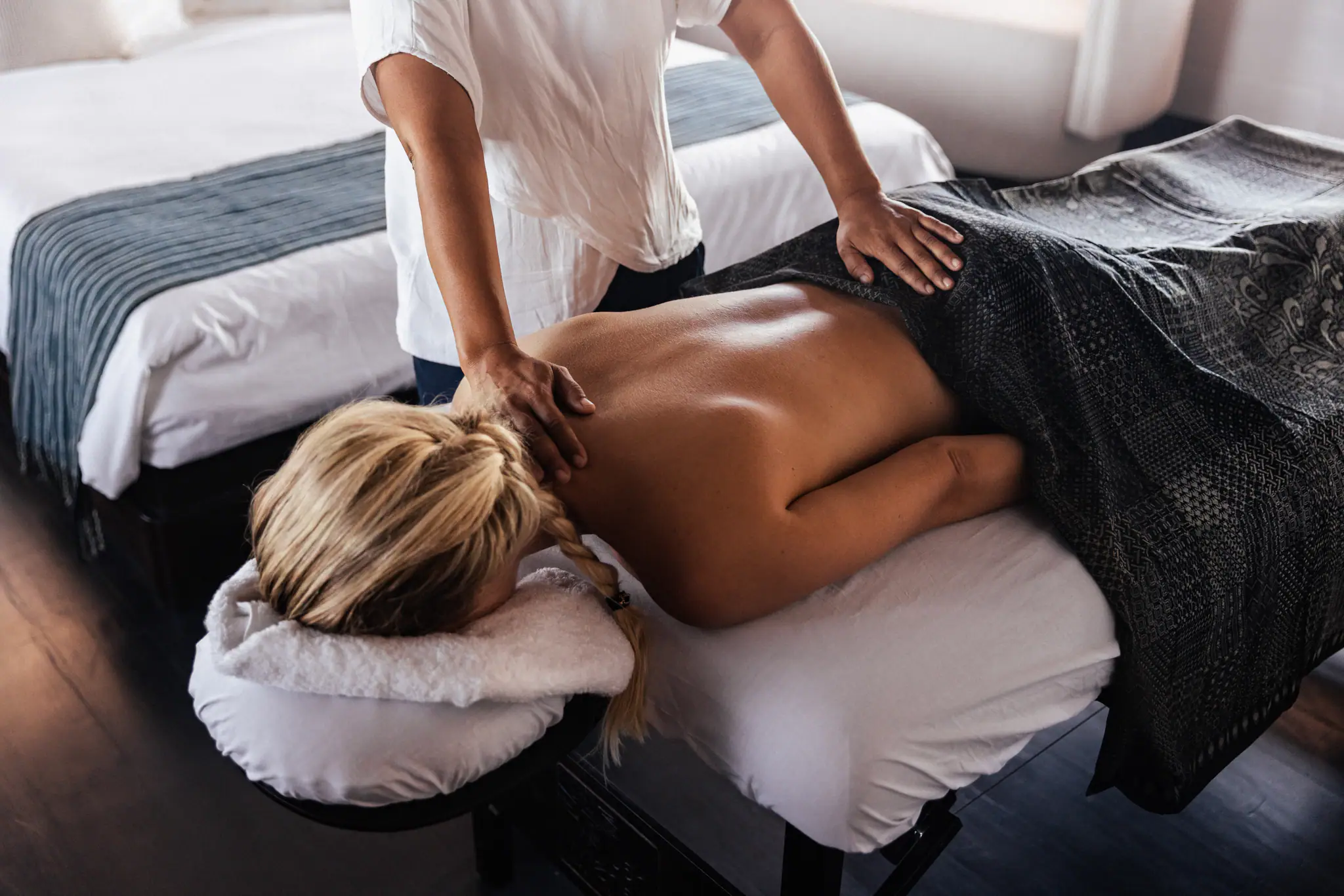 Vela Luxury Phinisi Yacht | Onboard wellness massage treatment