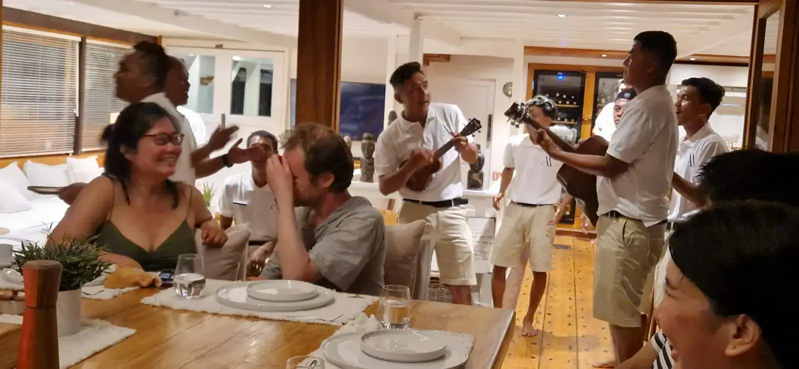 Dinner Onboard Aliikai Voyages | The Yacht Club Indonesia